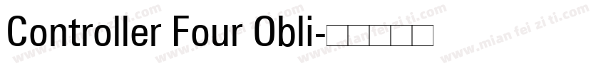 Controller Four Obli字体转换